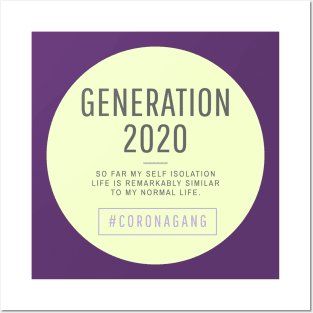 Generation 2020 Corona Edition Posters and Art